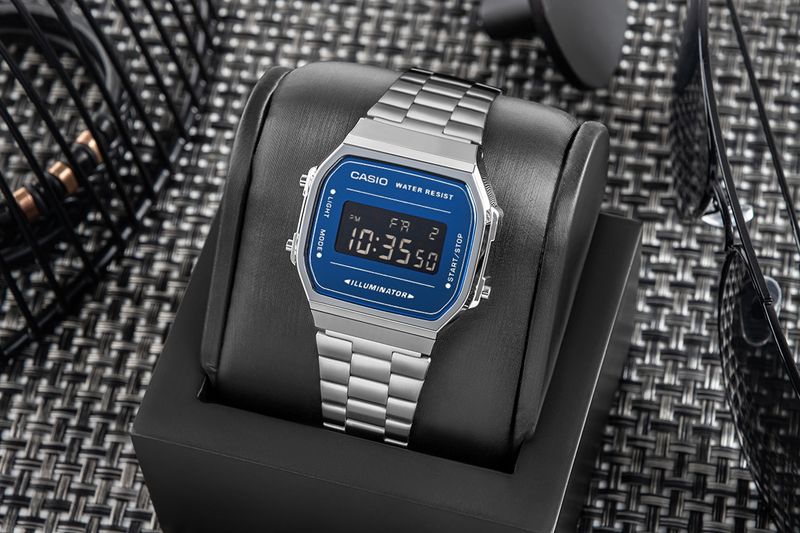 zegarek męski casio vintage a168wem-2bef + box zdjęcie 5
