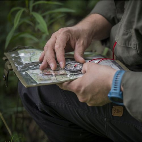 KOMPAS MAPOWY BUSOLA PRZEŹROCZYSTY FOSFORYZUJĄCY HELIKON KOMPAS SCOUT MK2 na Arena.pl