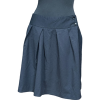 Spódnica Midi Czarna Rozkloszowana Lekka Elegancka Wygodna Rozmiar 40