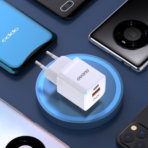 ładowarka sieciowa gan 33w pps usb-c usb-a biała na Arena.pl