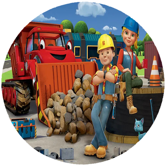 Opłatek na tort Bob Budowniczy zdjęcie 1