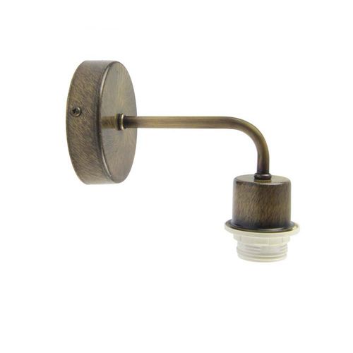 Złoty kinkiet z białym abażurem AURORA na Arena.pl