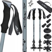 SOLIDNE KIJE TREKKINGOWE KIJKI NORDIC WALKING REGULOWANE DO CHODZENIA PRO