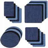 Duży zestaw 20 szt łatki jeans spodnie TERMO ŁATA  F124