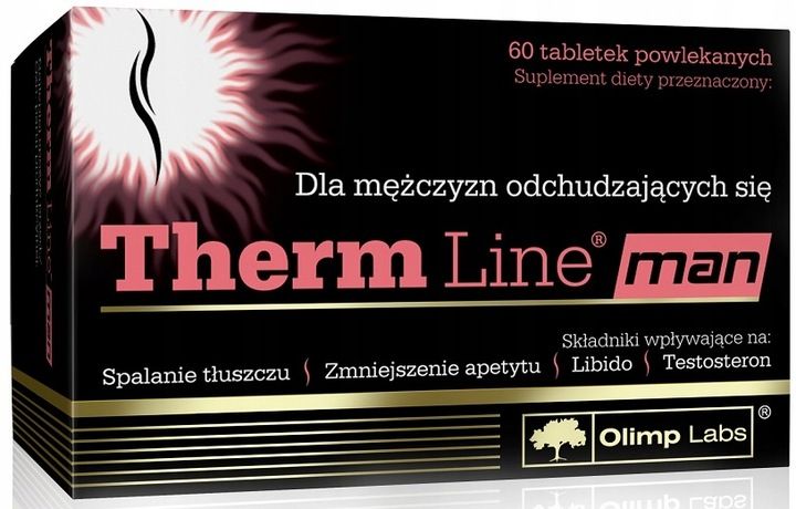 OLIMP Therm Line Man 60 tabletek SPALACZ TŁUSZCZ FATBURNER LIBIDO CYNK zdjęcie 1