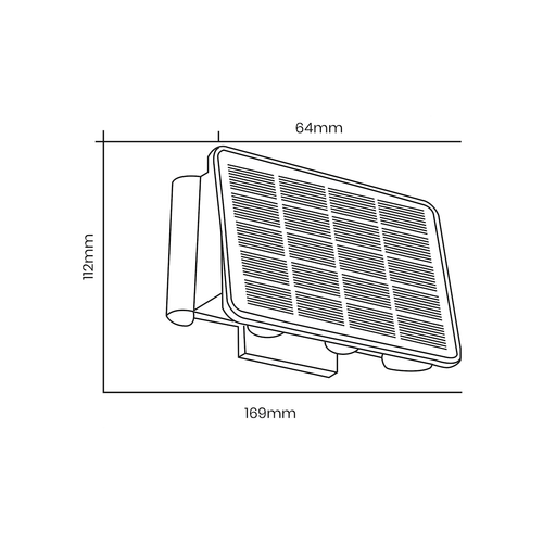 Kinkiet Solarny Alf 50lm 3000K na Arena.pl