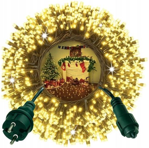 Lampki Choinkowe 1000 LED STAŁE ŚWIATŁO - Bez Programatora IP44 ZEW / WEW na Arena.pl