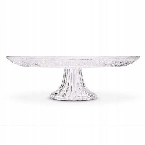 SZKLANA PATERA na ciasto NA BABECZKI patera NA NÓŻCE 30cm Roso Tadar na Arena.pl