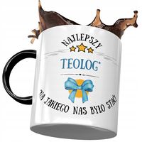 Kubek Czarny Dla Teologa Najlepszy Teolog Kubek Z Nadrukiem Ze Zdjęciem