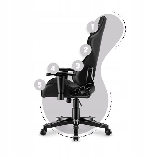 Fotel gamingowy Huzaro Ranger 6.0 Black na Arena.pl