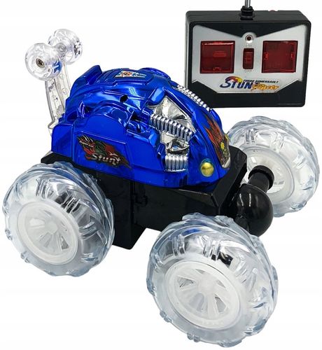 Auto zdalnie sterowane przewrotka z pilotem stunt świecące na Arena.pl