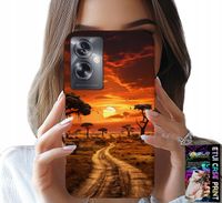 ETUI DO OPPO A79 5G - SAFARI AFRYKA ZACHÓD SŁOŃCA PIĘKNE WIDOK