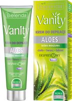 BIELENDA VANITY ALOES KREM DO DEPILACJI CIAŁO TWARZ I BIKINI SKÓRA WRAŻLIWA