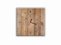 ZEGAR SZKLANY KWADRATOWY - Deski