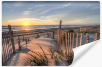 Fototapeta Do Salonu Pejzaż PLAŻA Morze Wydmy Efekt 3D 135cm x 90cm