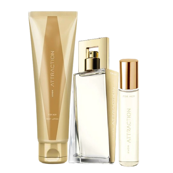 Avon Attraction Zestaw [Perfumy Balsam Perfumetka] zdjęcie 1