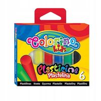 plastelina 6 kolorów colorino