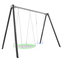 Huśtawka ogrodowa 2-osobowa Marbo MO-002 stelaż stalowy 200kg