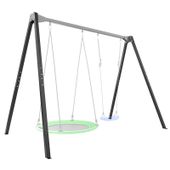 Huśtawka ogrodowa 2-osobowa Marbo MO-002 stelaż stalowy 200kg