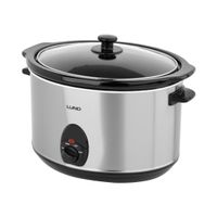 LUND WOLNOWAR GARNEK CERAMICZNY SLOW COOKER INOX LCD 320W 5,6L 3TRYBY 67661