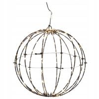 Kula świetlna na baterie 30 cm 140 LED ciepła biel Dekoracja Ozdoba