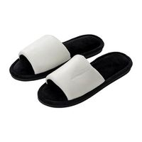 Kapcie dla dorosłych z krótką cholewką do sublimacji - czarna podeszwa XL