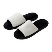 Kapcie dla dorosłych z krótką cholewką do sublimacji - czarna podeszwa L