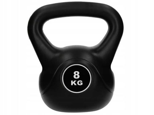 KETTLEBELL CIĘŻAREK 8 KG KULA KETTLE HANTLA HANTEL FITNESS ABS DO ĆWICZEŃ na Arena.pl