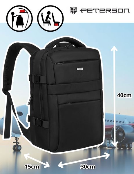 plecak ptn pty-04-8351 black zdjęcie 4