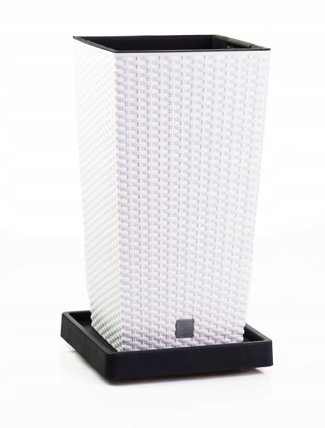 Doniczka Rattan DRTS265 + wkład + platforma jezdna zdjęcie 1