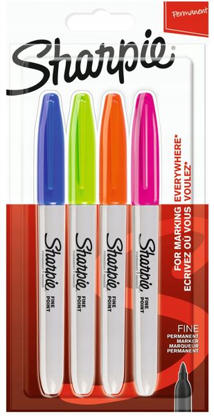 MARKER SHARPIE F 4KOL. PAN EMEA 2065403 zdjęcie 1