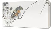 Obraz 50x30cm Two Sparrows, Seitei Japoński Vintage