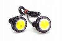 ŚWIATŁA DRL LED 24V dzienne 2szt 2x 120lm oczka 22mm