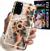 ETUI DO SAMSUNG GALAXY S20 PLUS - KWIATISTY WZÓR SŁONECZNIK SŁONECZNIKI