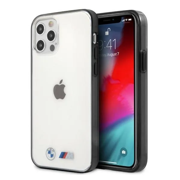 Etui BMW Sandblast na iPhone 12 Pro Max - przezroczyste zdjęcie 1