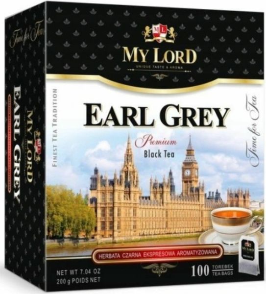 MALWA HERBATA CZARNA 100TB LORD EARL GREY zdjęcie 1