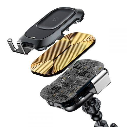 BASEUS VEHICLE DASH CAR MOUNT WIRELESS CHARGER BLACK na Arena.pl
