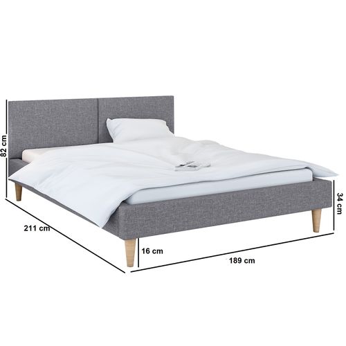 ŁÓŻKO TAPICEROWANE ZE STELAŻEM ROLL 120/140/160/180 na Arena.pl