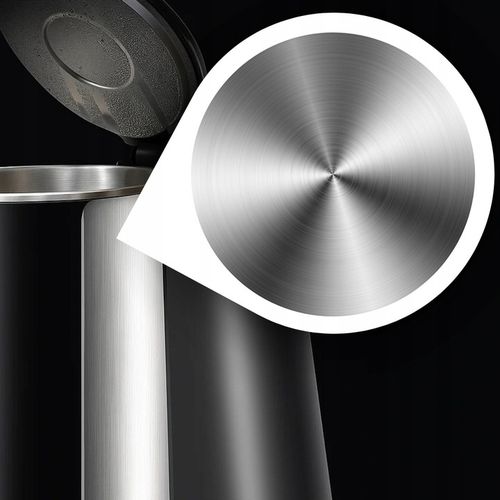 CZAJNIK ELEKTRYCZNY BEZPRZEWODOWY 1,7L 1500W CZARNY REGULACJA TEMPERATURY na Arena.pl