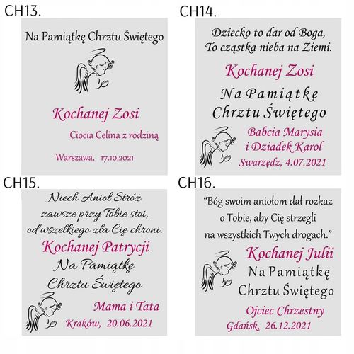 Srebrna Bransoletka KOMUNIA GRAWER CHRZEST 925 na Arena.pl