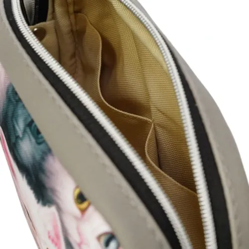 Mini torebka box prostokątny z ekoskóry z motywem kotów na Arena.pl