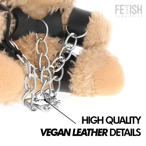 fetish submissive yogi teddy bear - designerski miś z kolekcji z zawieszką na Arena.pl