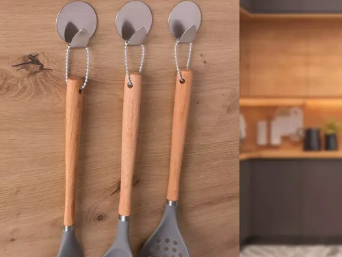 Wieszaki haczyki samoprzylepne stalowe 4 szt na Arena.pl