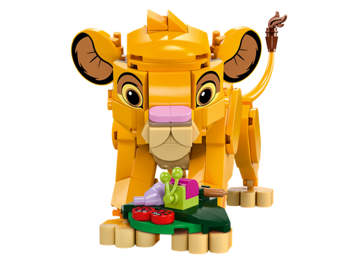 LEGO Disney Król Lew - lwiątko Simba ruchomy model 43243 na Arena.pl