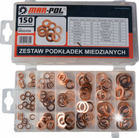 PODKŁADKI MIEDZIANE ZESTAW PODKŁADEK MIEDZIANYCH