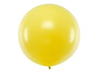 Balon okrągły, 36 cali, Pastel Yellow [balon na hel]