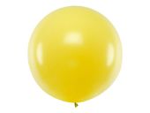 Balon okrągły, 36 cali, Pastel Yellow [balon na hel]