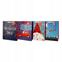 TOREBKA PREZENTOWA MV 26X32CM GRANATOWA 0134-0286 INCOOD