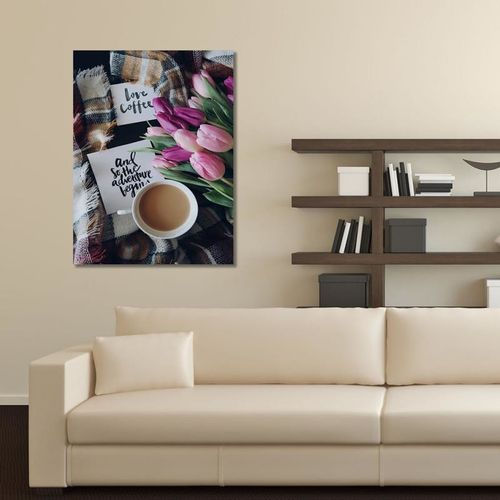 Obraz na płótnie - Canvas, Love coffee 60x80 na Arena.pl