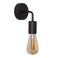 Kinkiet minimalistyczny Tesoro ABR-KR-C-E27 Abruzzo metalowy czarny